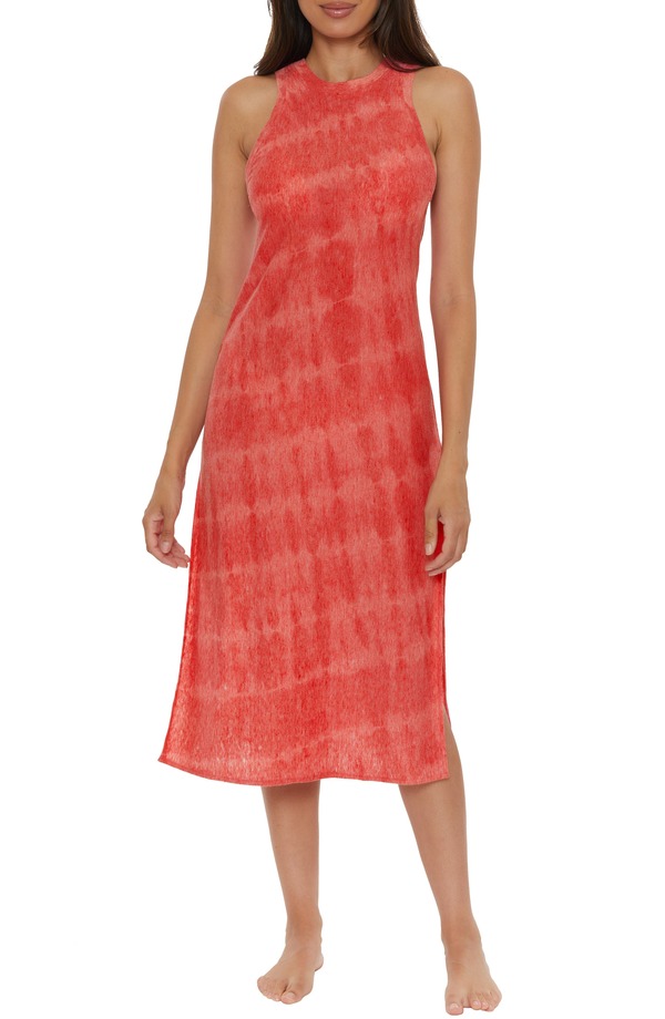 ベッカ レディース トップス ワンピース ミディ ノースリーブ Becca Trinidad Sleeveless Cover-Up Midi Dress Fire 20,610円