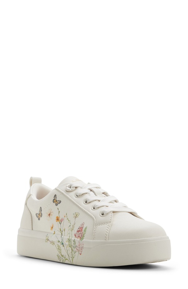 アルド レディース シューズ スニーカー ALDO Wildflowersneaker White/ Multi ホワイト