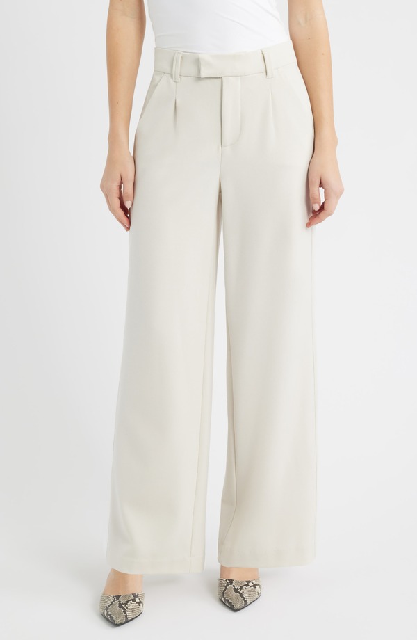 ウィット&ウィズダム レディース ボトムス レギンス ワイドレッグ パンツ Wit & Wisdom Relaxed Waist Wide Leg Trousers Pale Stone ストーン