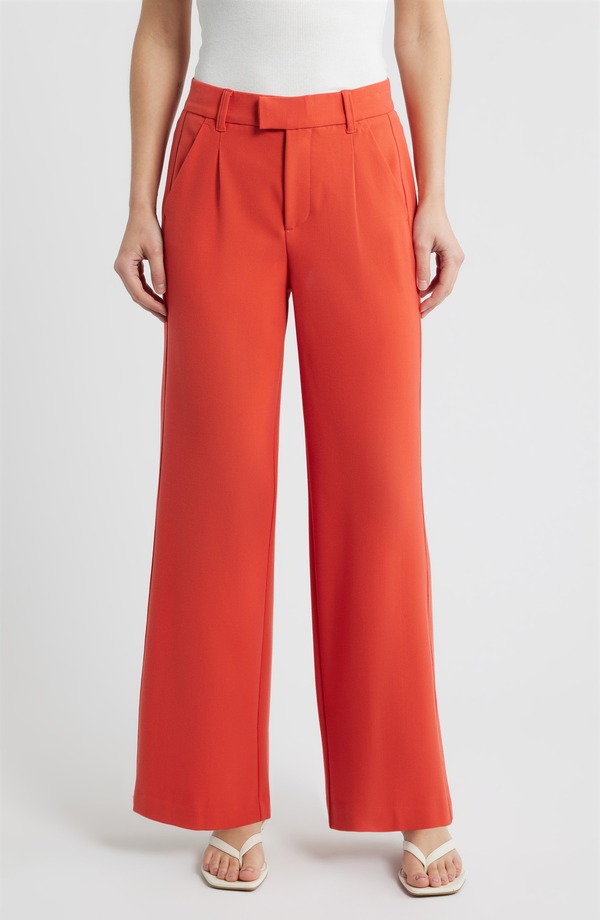ウィット&ウィズダム レディース ボトムス レギンス ワイドレッグ パンツ Wit & Wisdom Relaxed Waist Wide Leg Trousers Red Clay レッド