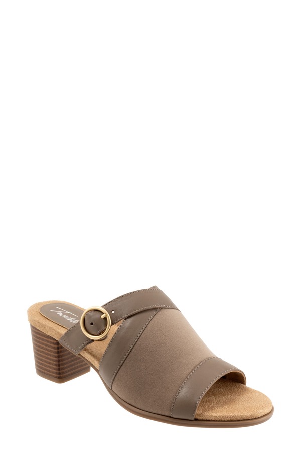 トロッターズ レディース シューズ ヒール サンダル Trotters Mitzie Slide Sandal Taupe トープ