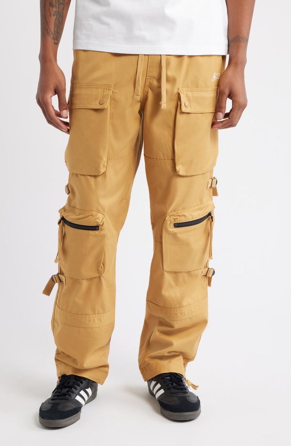 アイスクリーム メンズ ボトムス カジュアルパンツ カーゴパンツ コットン ICECREAM Big Bag Cotton Twill Cargo Pants Apple Cinnamon