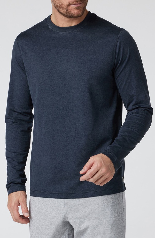ビュオーリ メンズ トップス Tシャツ Vuori Ponto Performance Long Sleeve T-Shirt Midnight Heather ヘザー 20,610円
