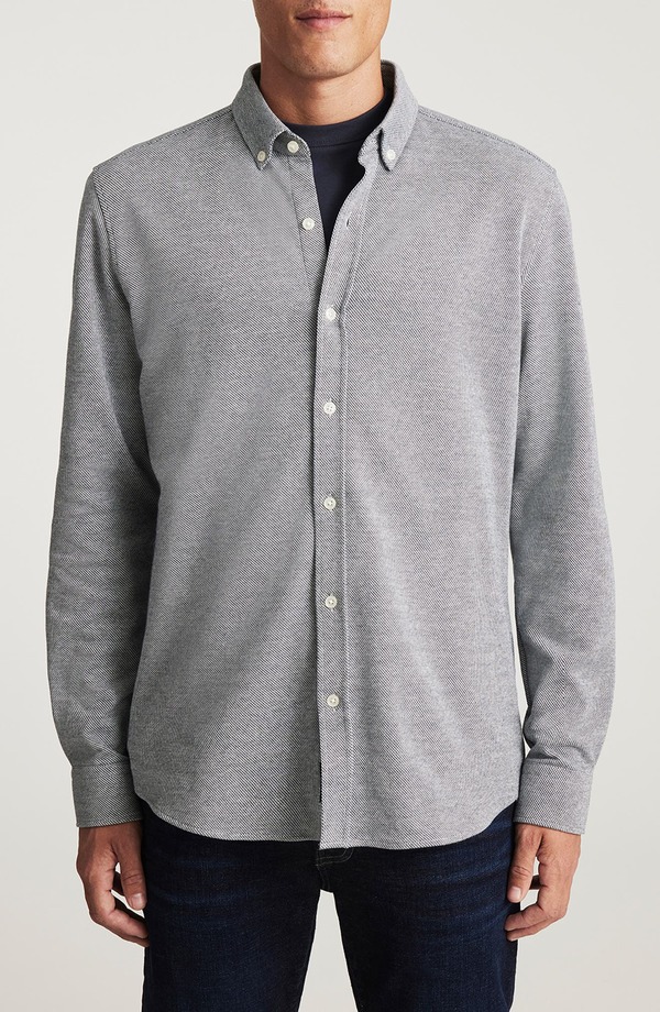 マーヴィ ジーンズ メンズ トップス シャツ コットン Mavi Jeans Total Cotton Blend Button-Up Shirtotal Eclipse