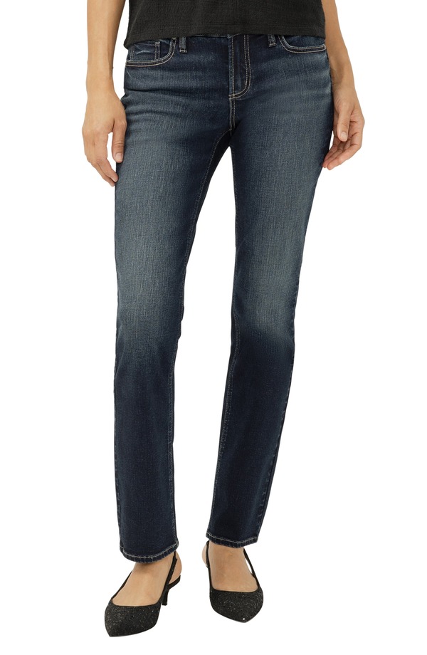 シルバー ジーンズ レディース ボトムス デニムパンツ ストレート Silver Jeans Co. Elyse Straight Leg Jeans Rosemead
