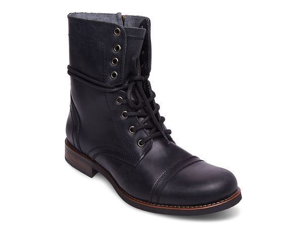 スティーブ マデン メンズ シューズ ブーツ・レインブーツ Steve Madden Troopah-C Boot Black Leather ブラック