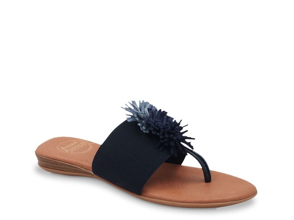 アンドレア アース レディース シューズ サンダル Andre Assous Novalee Wedge Sandal Blue ブルー