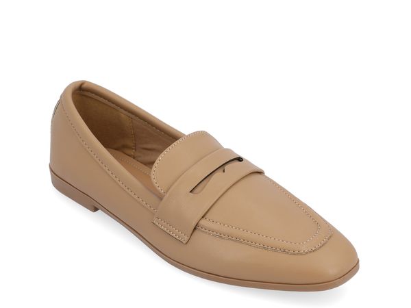 ジュルネ コレクション レディース シューズ スリッポン・ローファー Journee Collection Myeesha Loafer Tan タン
