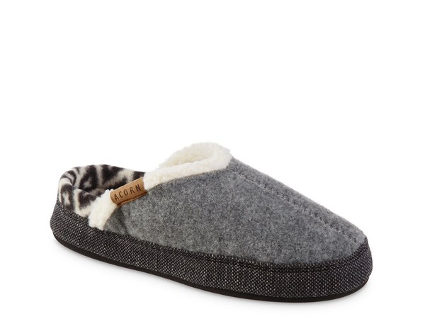 エイコーン レディース シューズ サンダル Acorn Madison Hoodback Slipper - Women's Grey グレー