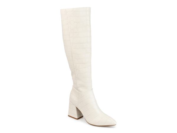ジュルネ コレクション レディース シューズ ブーツ・レインブーツ Journee Collection Landree Wide Calf Boot Off White オフホワイト