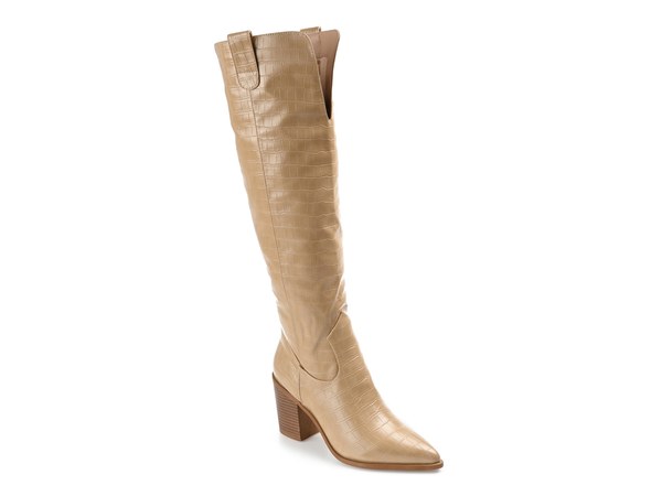 ジュルネ コレクション レディース シューズ ブーツ・レインブーツ Journee Collection Therese Wide Calf Boot Light Brown ブラウン