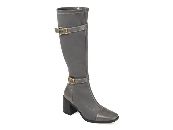 ジュルネ コレクション レディース シューズ ブーツ・レインブーツ Journee Collection Gaibree Extra Wide Calf Riding Boot Grey グレー 14,768円