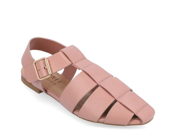 ジュルネ コレクション レディース シューズ サンダル Journee Collection Cailinna Fisherman Sandal Mauve