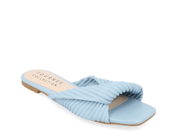 ジュルネ コレクション レディース シューズ サンダル Journee Collection Emalynn Slide Sandal - Women's Blue ブルー