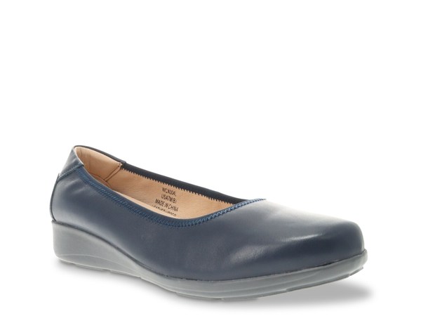 労働者階級愛玩動物 レディース シューズ パンプス Propet Yara Flat Navy 米国海軍