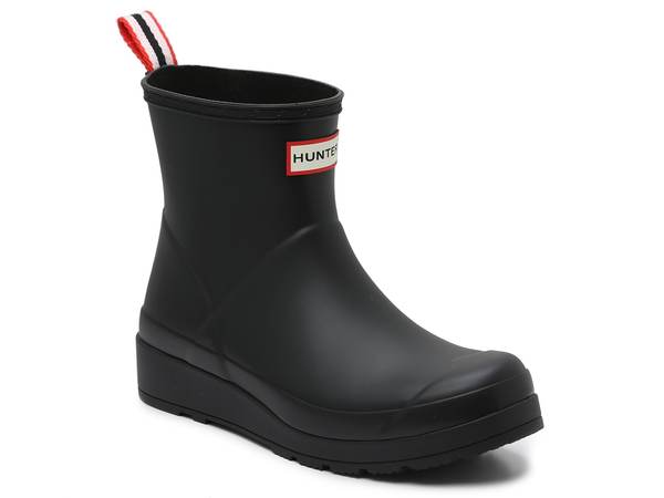 ハンター レディース シューズ ブーツ・レインブーツ HUNTER Original Play Short Rain Boot - Women's Black ブラック|ReVida 店