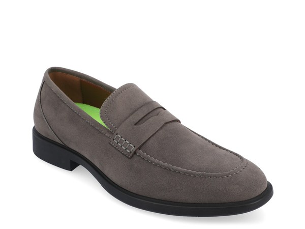バンス メンズ シューズ スリッポン・ローファー Vance Co. Keith Loafer Grey グレー