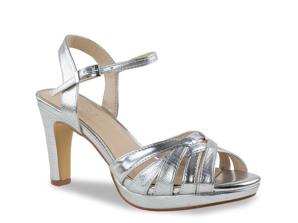 パラドックスロンドン レディース シューズ サンダル プラットフォーム Paradox London Elanor Platform Sandal Silver Metallic シルバー｜ReVida 店