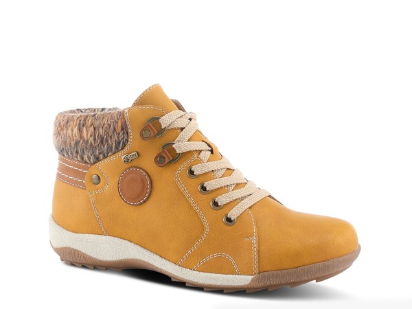 スプリングステップ レディース シューズ ブーツ・レインブーツ Spring Step Clifton Bootie Yellow イエロー｜ReVida 店