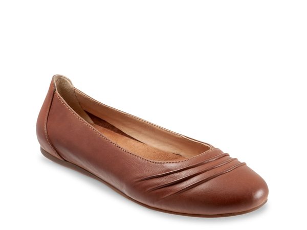 ソフトウォーク レディース シューズ パンプス Softwalk Safi Ballet Flat Dark Brown ブラウン|ReVida 店