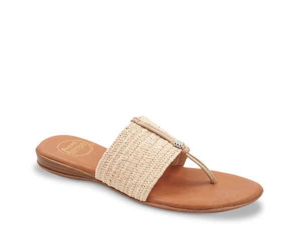 アンドレア アース レディース シューズ サンダル Andre Assous Nice Wedge Sandal Off White オフホワイト