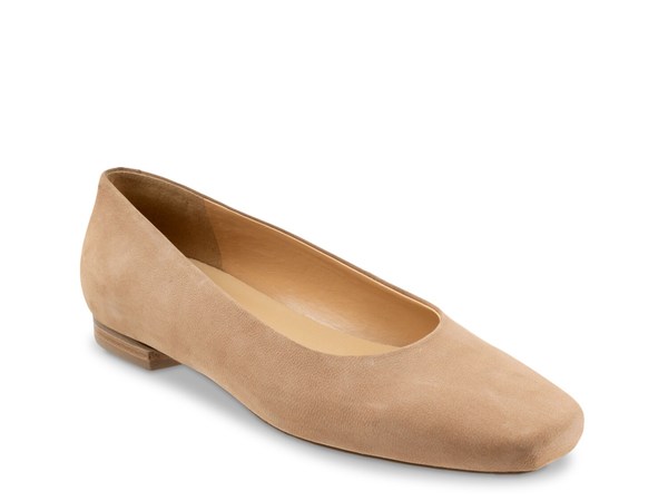 トロッターズ レディース シューズ スリッポン・ローファー Trotters Honor Slip-On Taupe Nubuck トープ 靴-ローファー-レディース靴