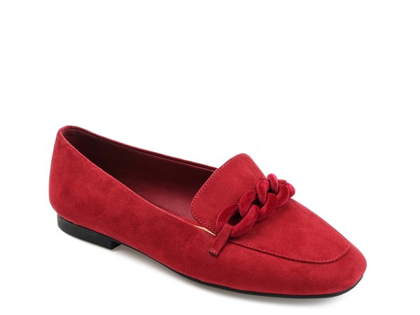 ジュルネ コレクション レディース シューズ スリッポン・ローファー Journee Collection Cordell Loafer Red レッド
