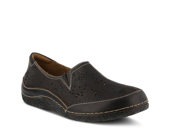 春季足付き レディース シューズ スリッポン・ローファー L\u0027Artiste by Spring Step Libora Slip-On Black 黒いこと 靴-レディース靴-ローファー