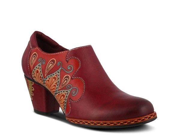 スプリングステップ レディース シューズ ブーツ・レインブーツ L'Artiste by Spring Step Zami Bootie Red/Multicolor レッド