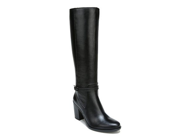ナチュライザー レディース シューズ ブーツ・レインブーツ Naturalizer Kalina Boot Black Leather ブラック