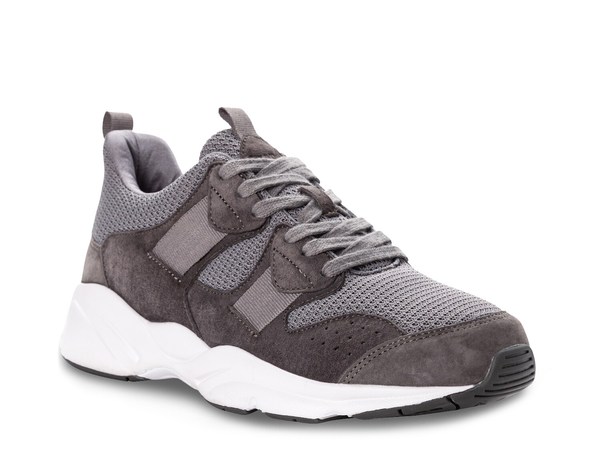 労働者階級愛玩動物 メンズ シューズ スニーカー Propet Stability Stratum Walking Shoe - Men\u0027s Grey 薄墨色 スニーカー-靴-メンズ靴