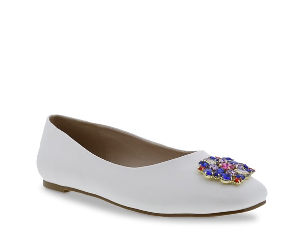 ベリーニ レディース シューズ パンプス Bellini Sybil Ballet Flat White 白いこと