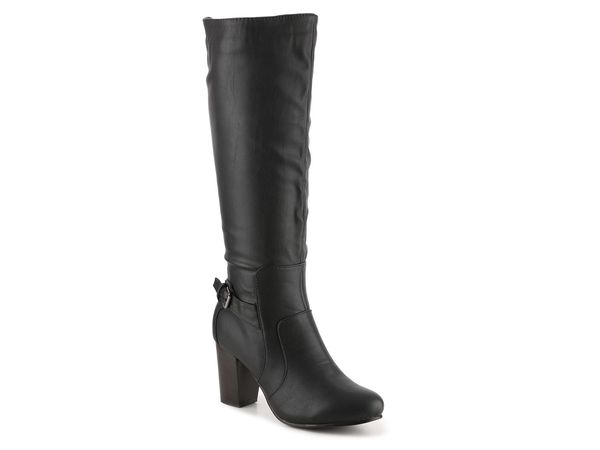 ジュルネ コレクション レディース シューズ ブーツ・レインブーツ Journee Collection Carver Wide Calf Boot Black ブラック