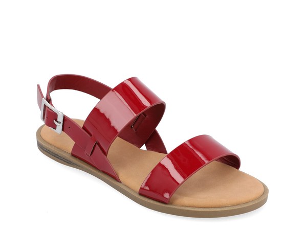 ジュルネ コレクション レディース シューズ サンダル Journee Collection Lavine Sandal Red レッド｜ReVida 店