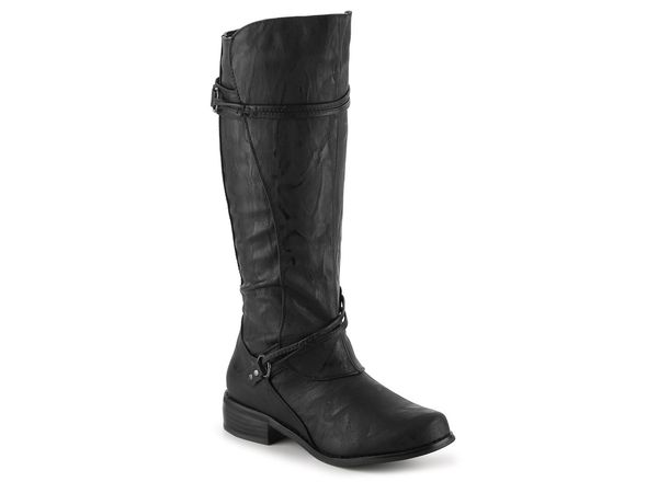 ジュルネ コレクション レディース シューズ ブーツ・レインブーツ Journee Collection Harley Extra Wide Calf Riding Boot Black ブラック