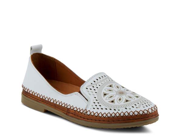 スプリングステップ レディース シューズ スリッポン・ローファー Spring Step Ingrid Slip-On White ホワイト