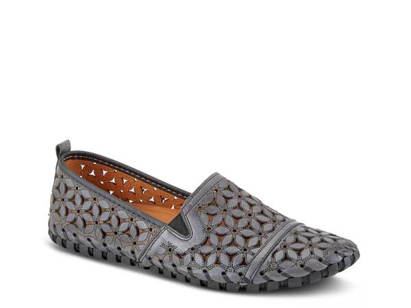 スプリングステップ レディース シューズ スリッポン・ローファー Spring Step Flowerflow Loafer Charcoal Grey チャコール