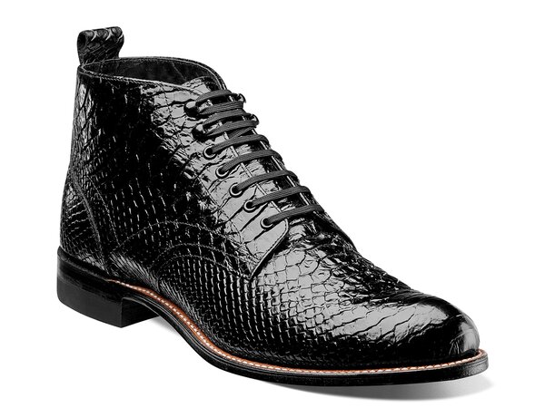 ステイシーアダムス メンズ シューズ ブーツ・レインブーツ Stacy Adams Madison Boot Black ブラック
