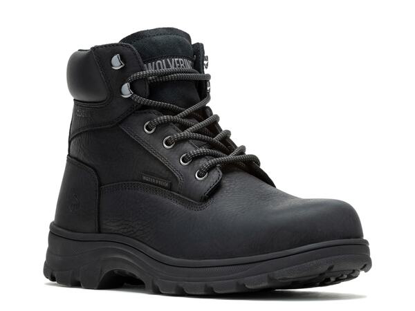ウルヴァリン メンズ シューズ ブーツ・レインブーツ Wolverine Carlsbad Work Boot Black ブラック
