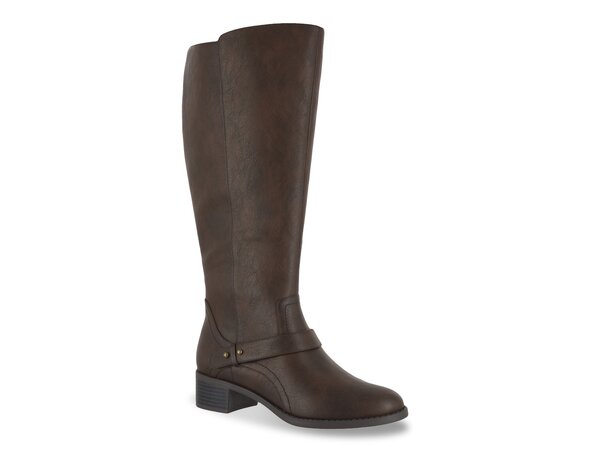 イージーストリート レディース シューズ ブーツ・レインブーツ Easy Street Jewel Riding Boot Dark Brown 赤銅色 その他-ブーツ-靴