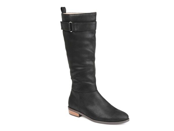 ジュルネ 寄せあわせ レディース シューズ ブーツ・レインブーツ Journee Collection Lelanni Extra Wide Calf Boot Black 黒いこと