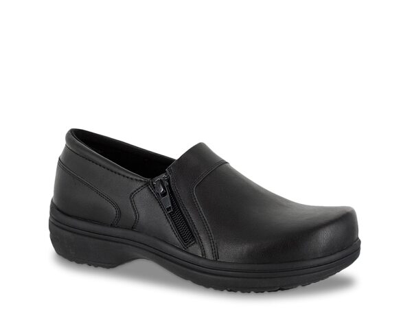 イージーストリート レディース シューズ スリッポン・ローファー Easy Works by Easy Street Bentley Slip-On Black 黒いこと