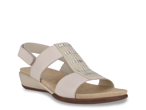 イージースピリット レディース シューズ サンダル Easy Spirit Hazel Wedge Sandal Off White オフホワイト