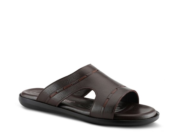 スプリングステップ メンズ シューズ サンダル Spring Step Benn Slide Sandal Brown ブラウン
