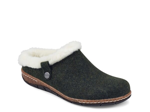 アース レディース シューズ サンダル Earth Elena Clog Dark Green グリーン｜ReVida 店