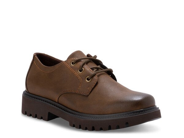 パン種地びた レディース シューズ オックスフォード Eastland Dawn Oxford Dark Brown 赤銅色