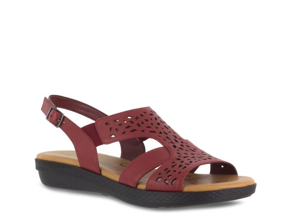 イージーストリート レディース シューズ サンダル Easy Street Bolt Sandal Red レッド|ReVida 店