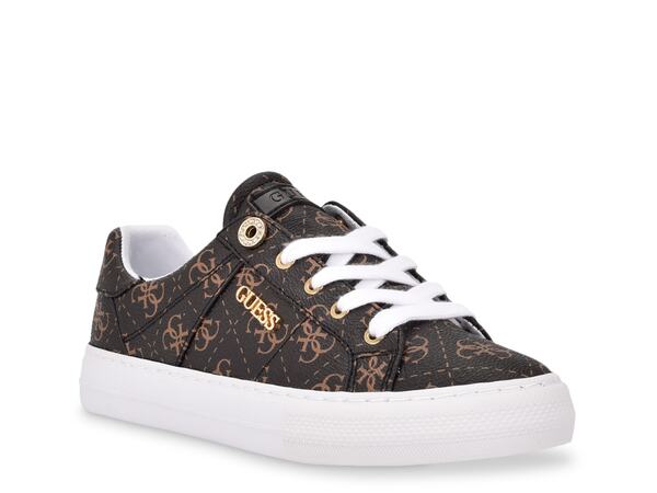 ゲス レディース シューズ スニーカー Guess Loven Sneaker Brown 赤銅色