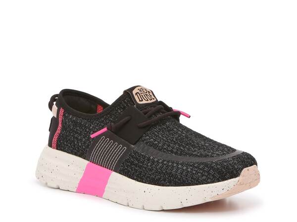 ヘイデュード レディース シューズ スニーカー Hey Dude Sirocco Slip-On Sneaker - Women\u0027s Black/Grey Space Dye 黒いこと