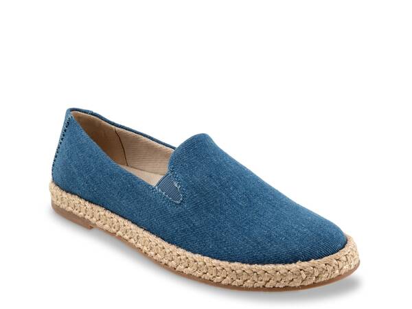 トロッターズ レディース シューズ パンプス Trotters Poppy Espadrille Slip-On Denim Blue デニム